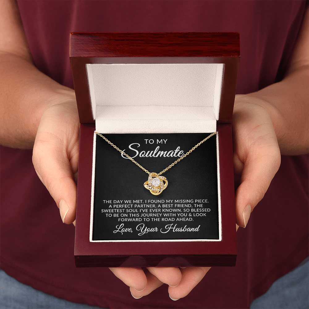 To My Soulmate | Missing Piece (Love Knot Necklace)