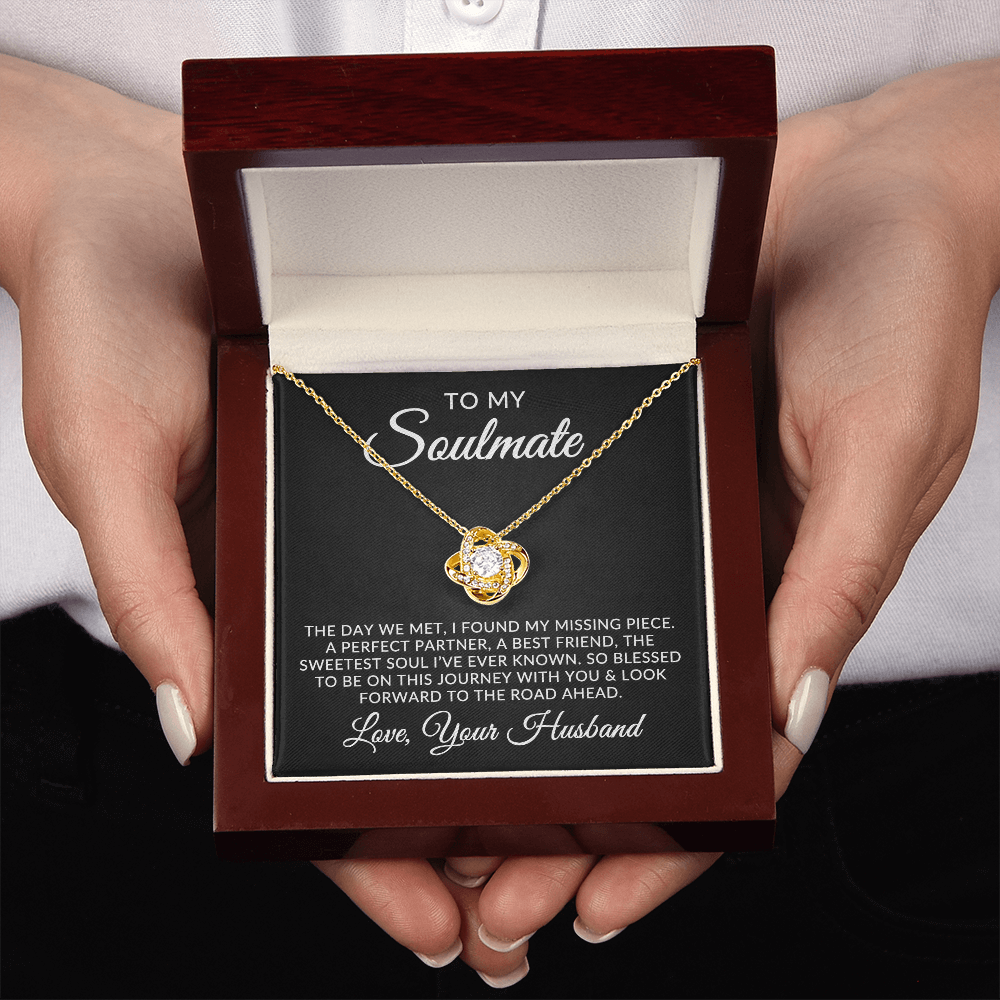 To My Soulmate | Missing Piece (Love Knot Necklace)