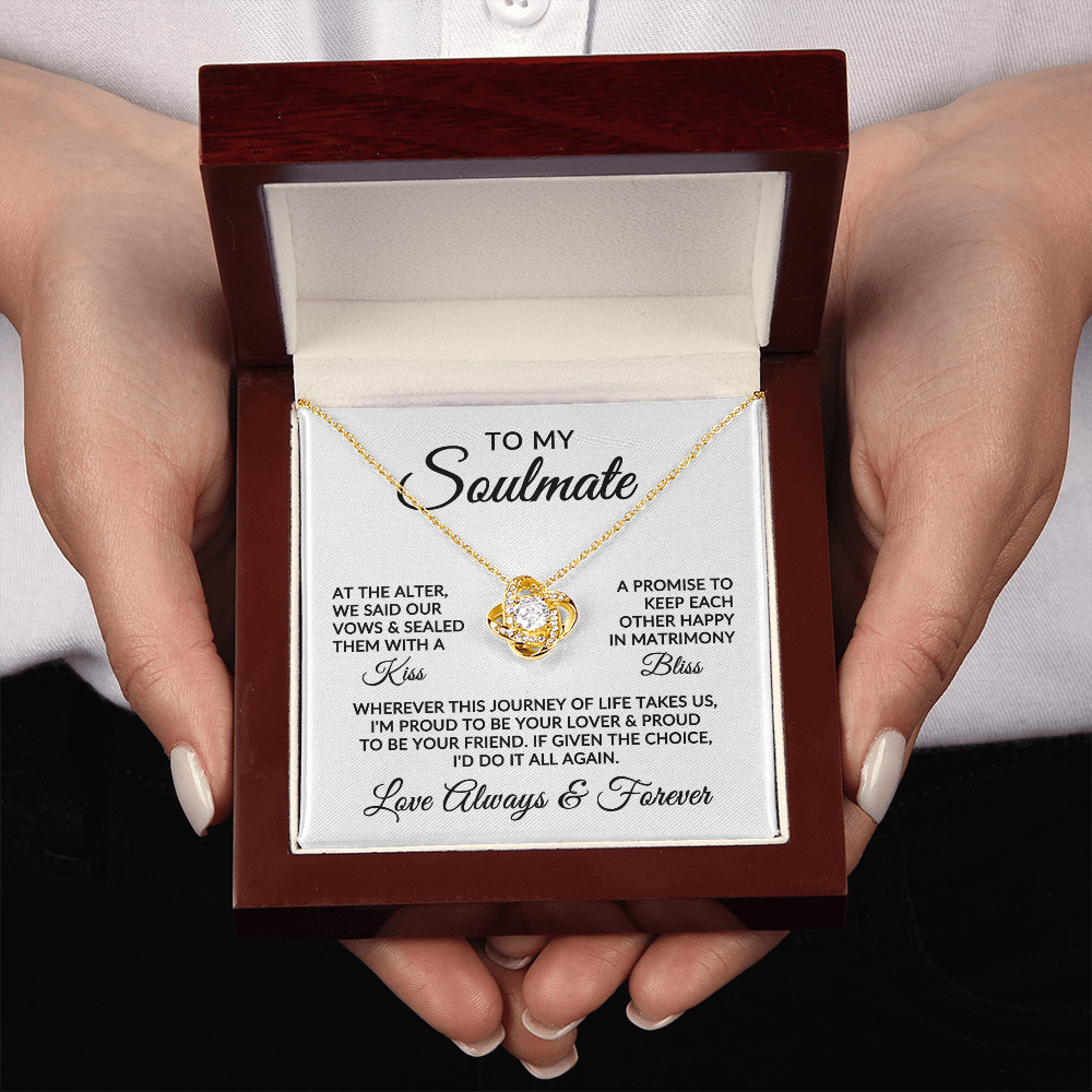 To My Soulmate | Love Story (Love Knot Necklace)