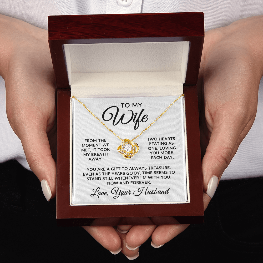 To My Wife | At First Sight (Love Knot Necklace)