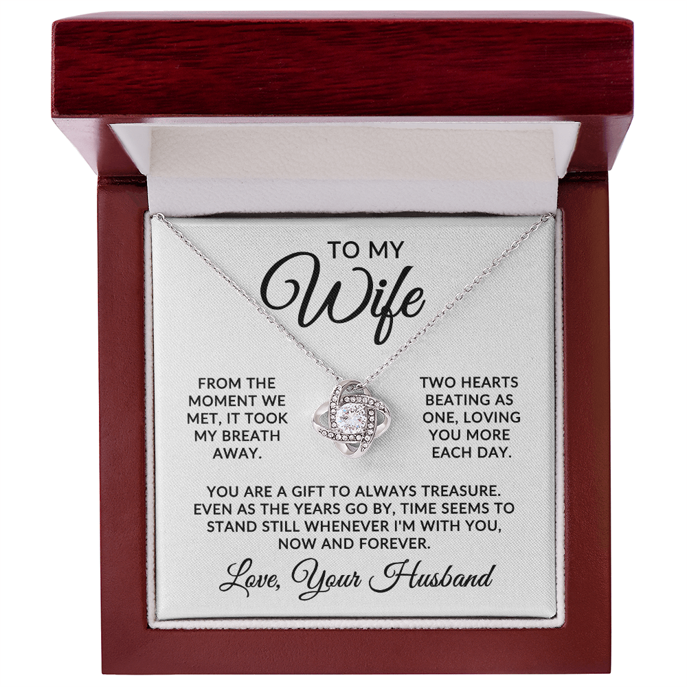 To My Wife | At First Sight (Love Knot Necklace)
