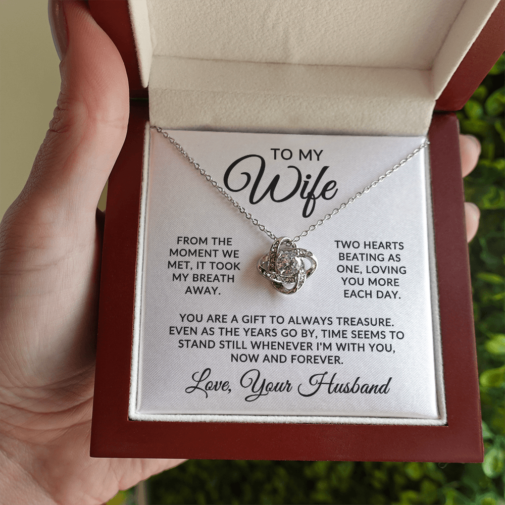 To My Wife | At First Sight (Love Knot Necklace)