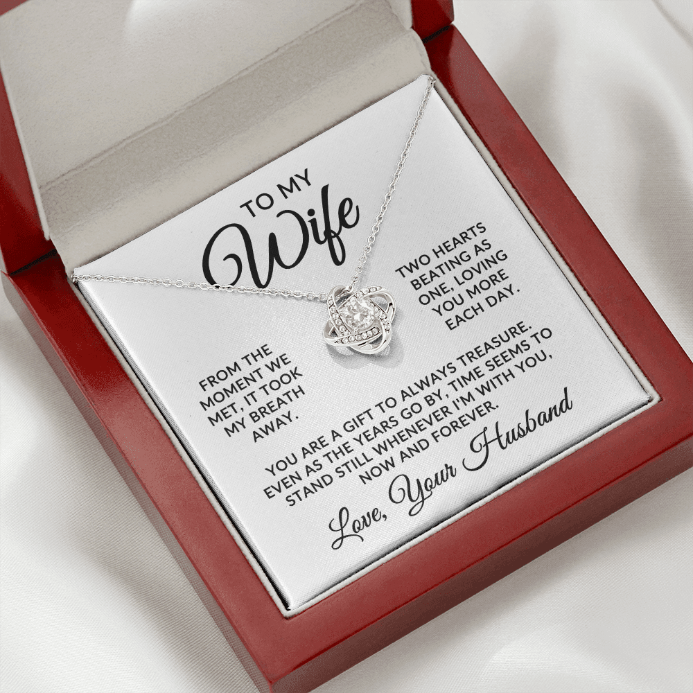 To My Wife | At First Sight (Love Knot Necklace)