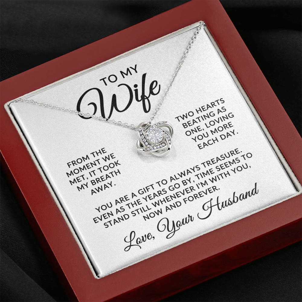 To My Wife | At First Sight (Love Knot Necklace)