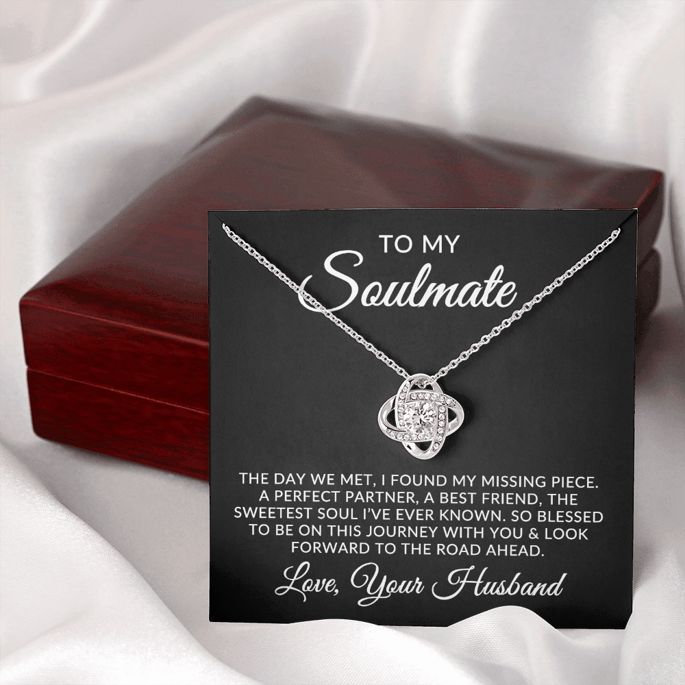 To My Soulmate | Missing Piece (Love Knot Necklace)