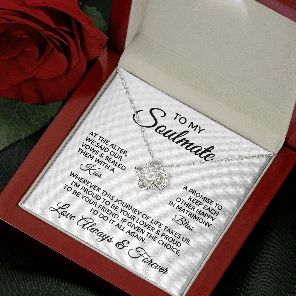 To My Soulmate | Love Story (Love Knot Necklace)