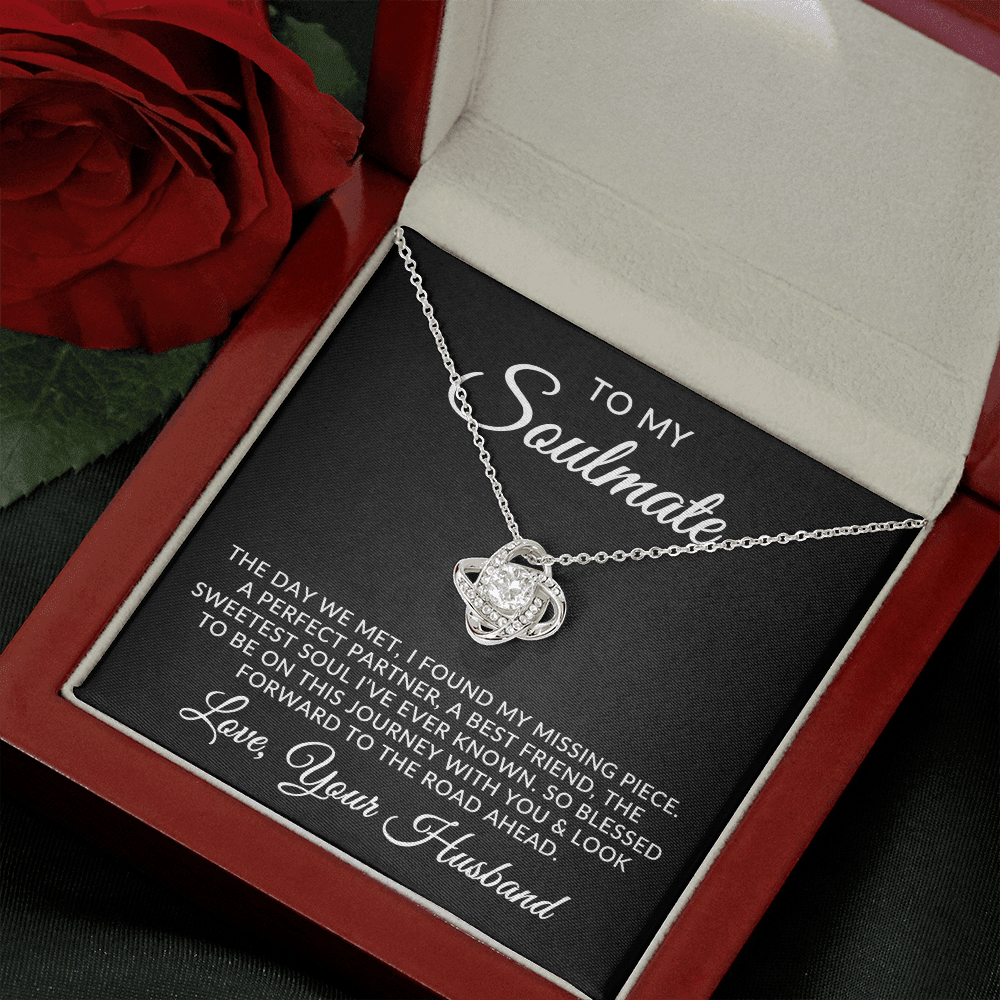 To My Soulmate | Missing Piece (Love Knot Necklace)