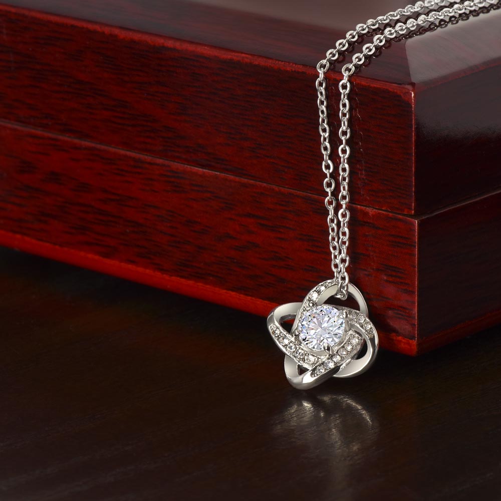 To My Soulmate | For All Time (Love Knot Necklace)