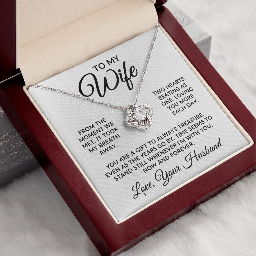 To My Wife | At First Sight (Love Knot Necklace)