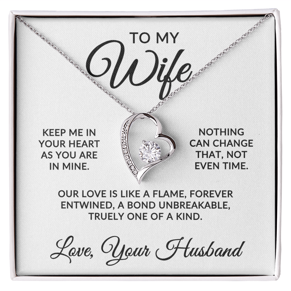 To My Wife | One Of A Kind (Forever Love Necklace)