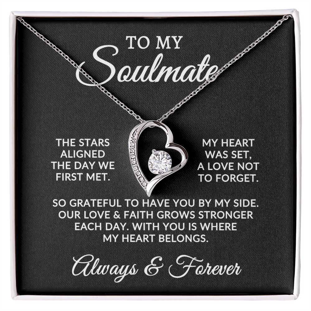To My Soulmate | Stars Aligned (Forever Love Necklace)