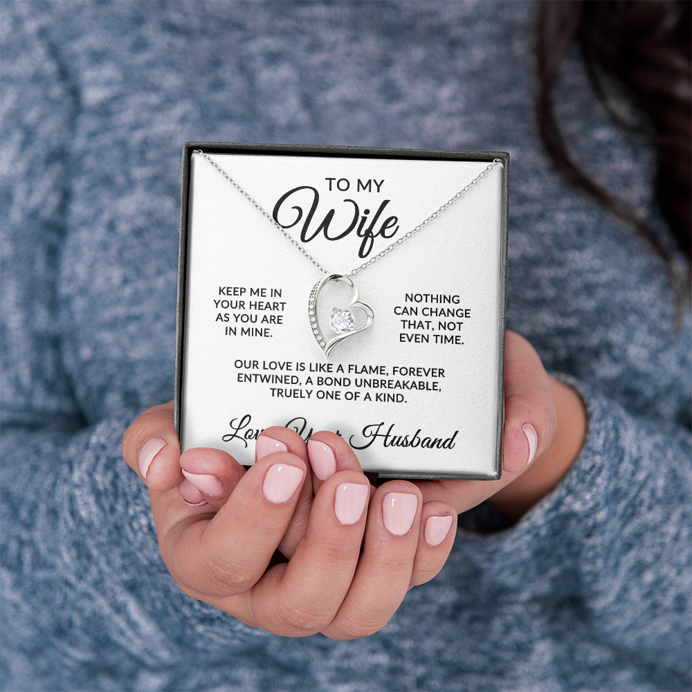 To My Wife | One Of A Kind (Forever Love Necklace)