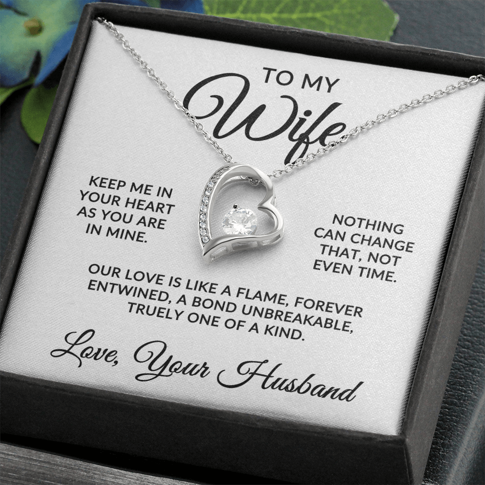 To My Wife | One Of A Kind (Forever Love Necklace)