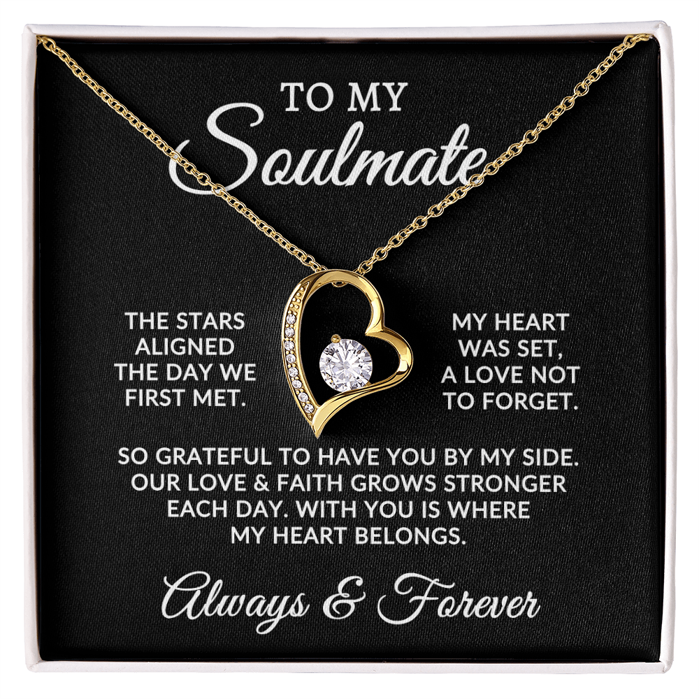 To My Soulmate | Stars Aligned (Forever Love Necklace)