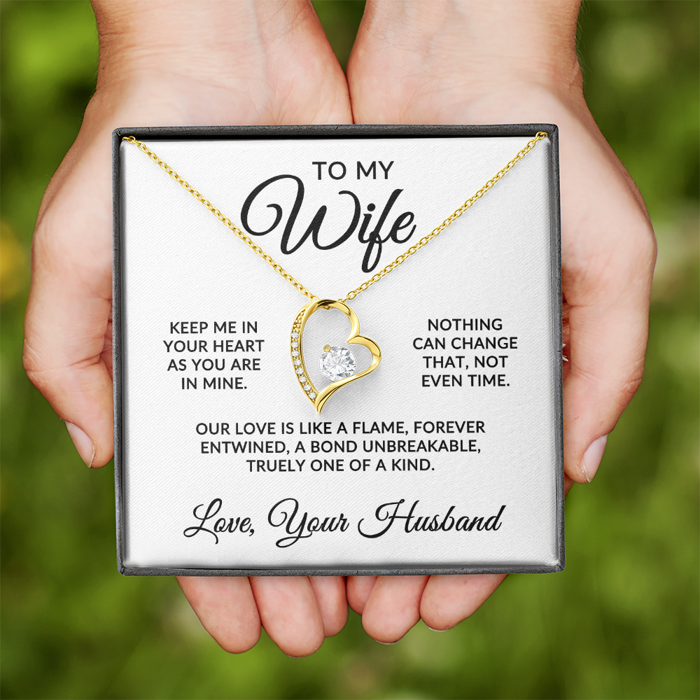 To My Wife | One Of A Kind (Forever Love Necklace)