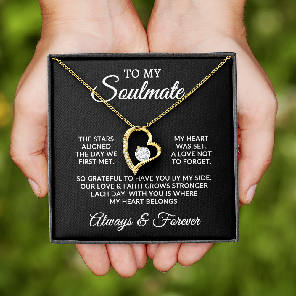 To My Soulmate | Stars Aligned (Forever Love Necklace)