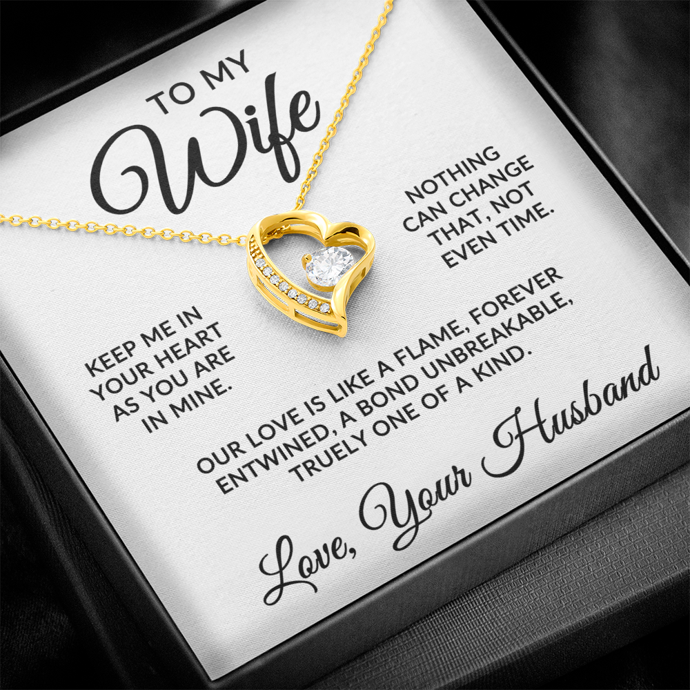 To My Wife | One Of A Kind (Forever Love Necklace)