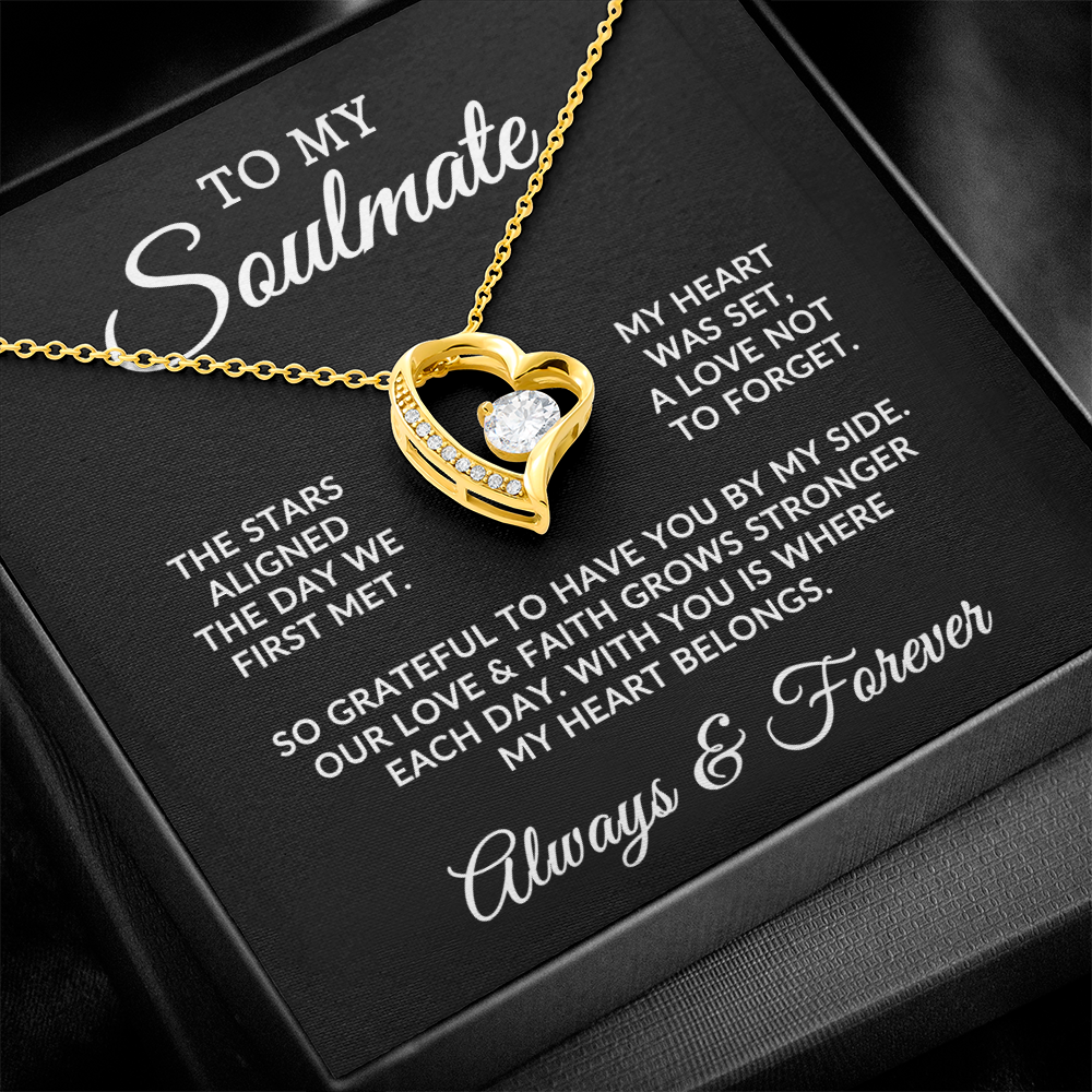 To My Soulmate | Stars Aligned (Forever Love Necklace)