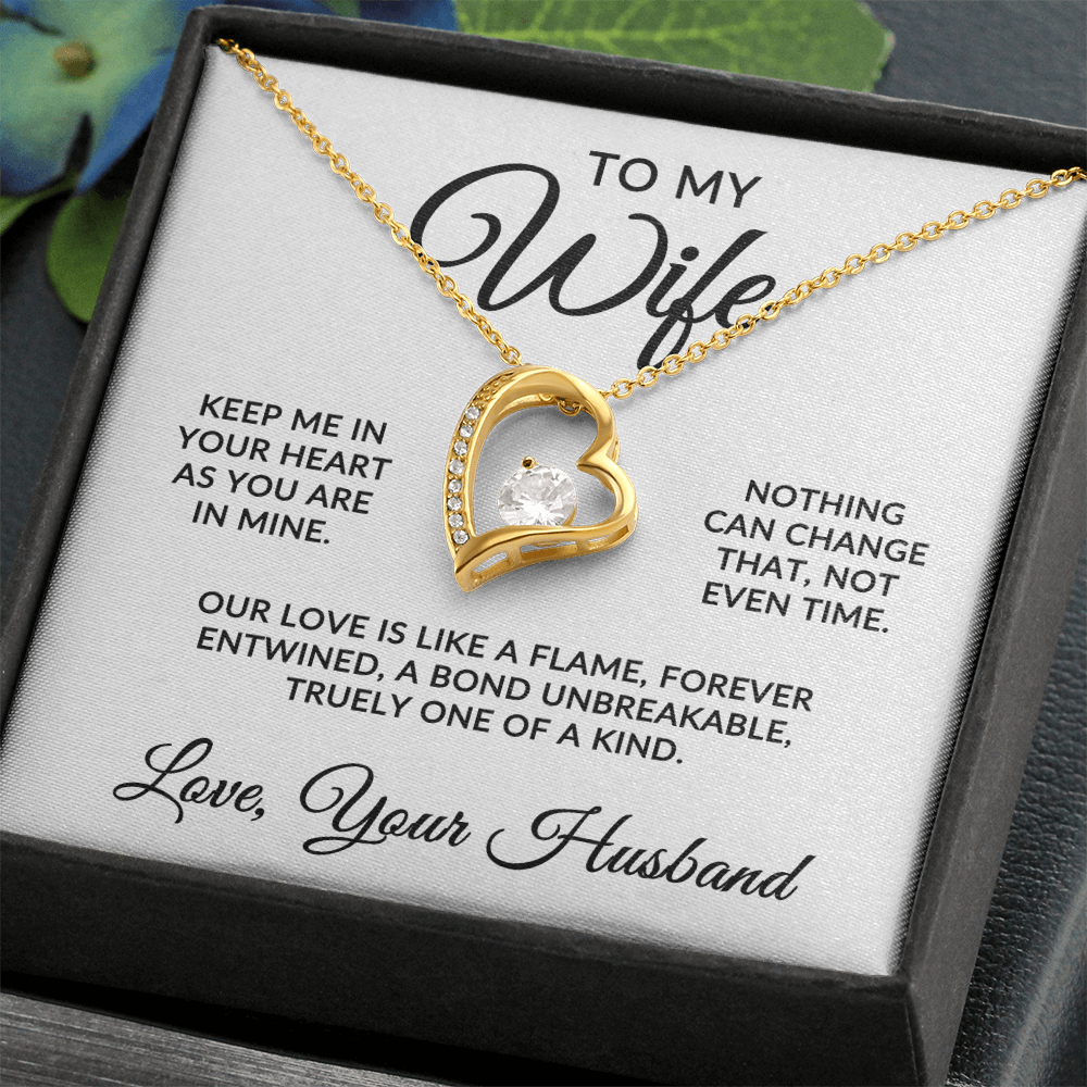 To My Wife | One Of A Kind (Forever Love Necklace)