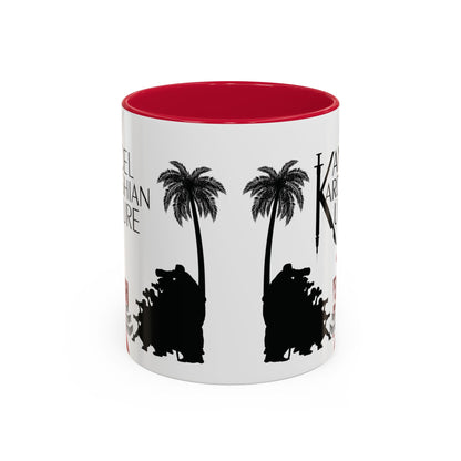 Kancel Kardasian Kulture | Red Accent Mug | White Mug (11oz, 15oz)