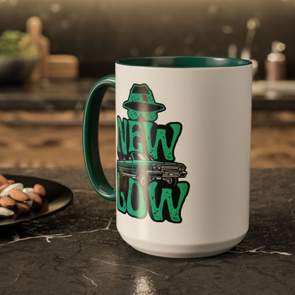 New Low | Green Accent Mug (11oz, 15oz)