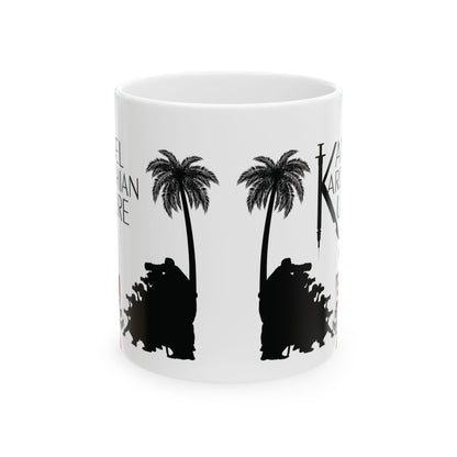 Kancel Kardasian Kulture | Red Accent Mug | White Mug (11oz, 15oz)