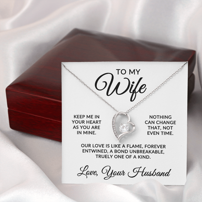 To My Wife | One Of A Kind (Forever Love Necklace)