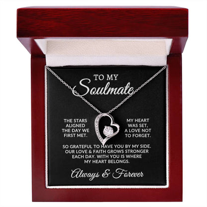 To My Soulmate | Stars Aligned (Forever Love Necklace)