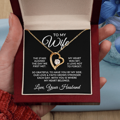 To My Wife | Stars Aligned (Forever Love Necklace)