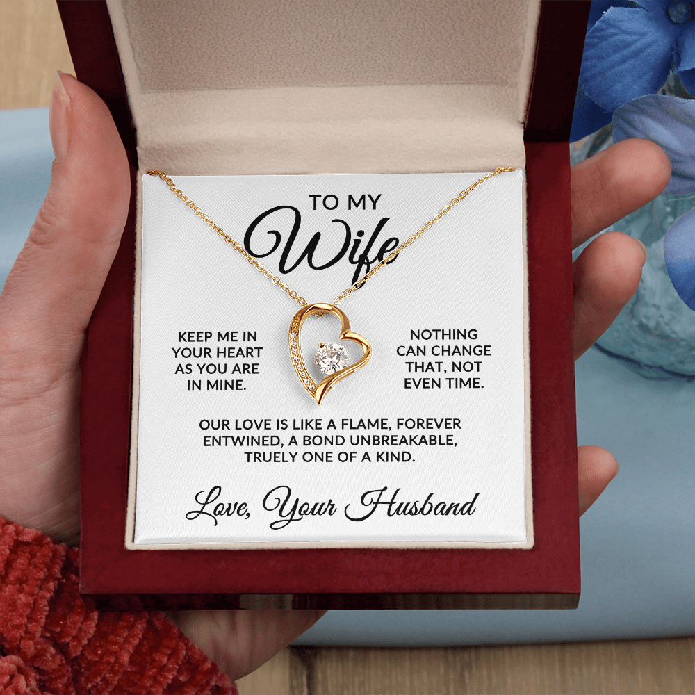 To My Wife | One Of A Kind (Forever Love Necklace)