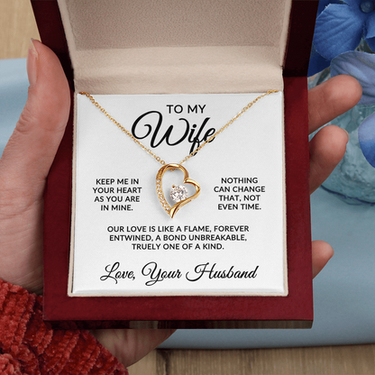 To My Wife | One Of A Kind (Forever Love Necklace)