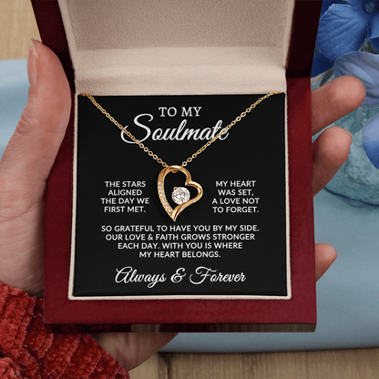 To My Soulmate | Stars Aligned (Forever Love Necklace)