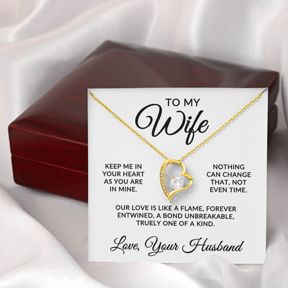 To My Wife | One Of A Kind (Forever Love Necklace)