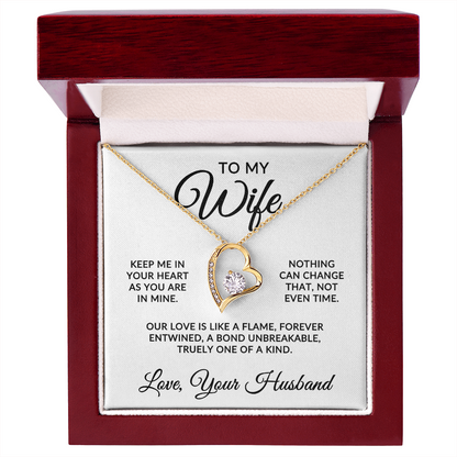 To My Wife | One Of A Kind (Forever Love Necklace)