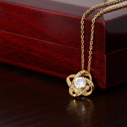To My Queen | Queen Of Castle (Love Knot Necklace)