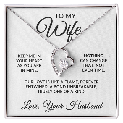 To My Wife | One Of A Kind (Forever Love Necklace)