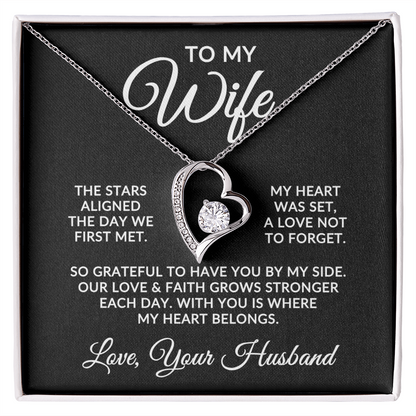 To My Wife | Stars Aligned (Forever Love Necklace)
