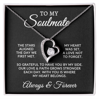 To My Soulmate | Stars Aligned (Forever Love Necklace)