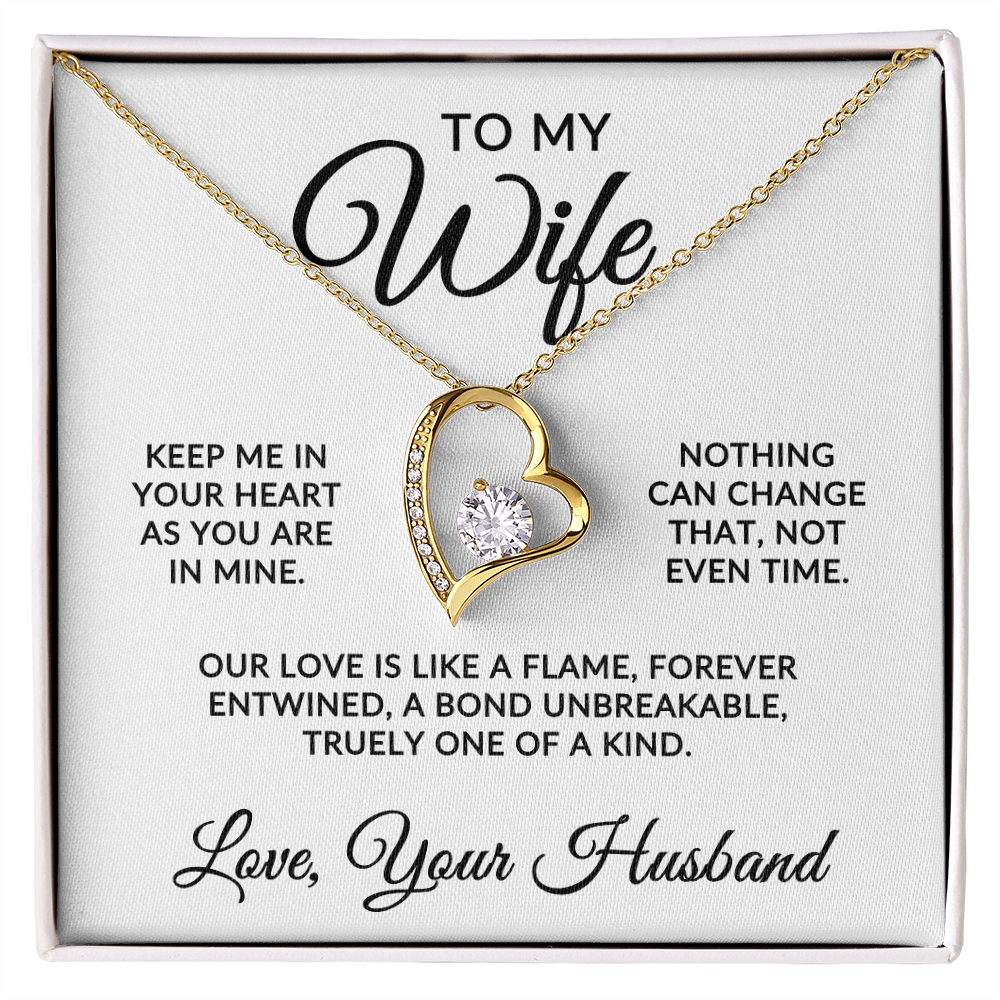 To My Wife | One Of A Kind (Forever Love Necklace)