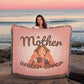 Mother Under Cover Woven Throw Blanket - The Perfect Self-Care Gift for Mom ☕🧶📺