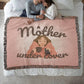 Mother Under Cover Woven Throw Blanket - The Perfect Self-Care Gift for Mom ☕🧶📺