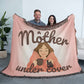 Mother Under Cover Woven Throw Blanket - The Perfect Self-Care Gift for Mom ☕🧶📺